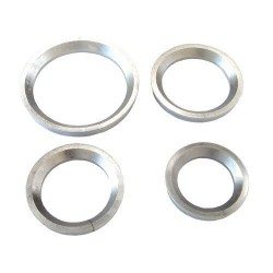 Aluminium wheel protector kit for truck wheel balancers