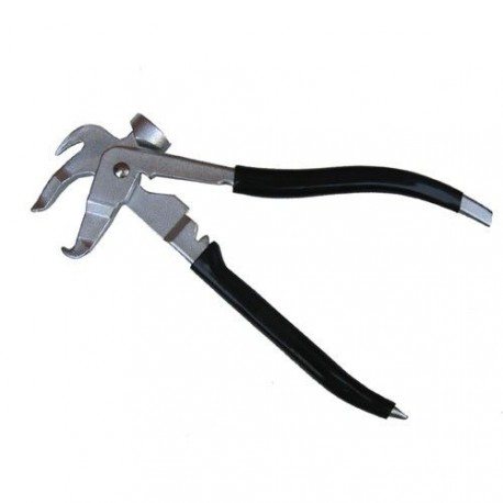 Wheel weight hammer and pliers tool