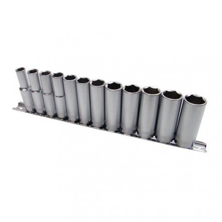 Hatlapos dugókulcs készlet, 3/8", hosszított