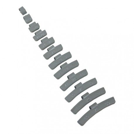 Clip on balancing weight for alu rims, 10g, 100pcs