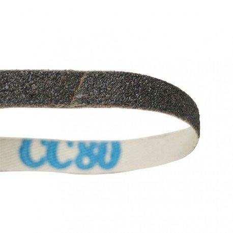 Sanding belt, 10x600mm, 80 grit