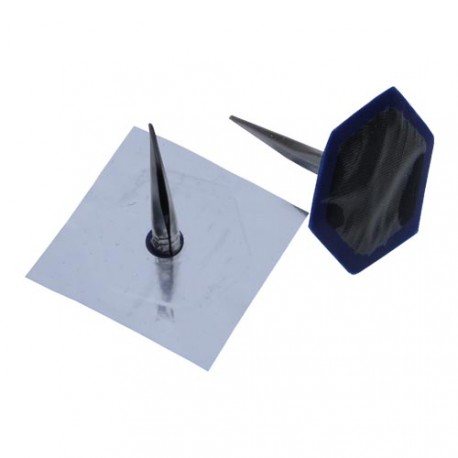 Combination patch plug, metal stem, 45/6mm