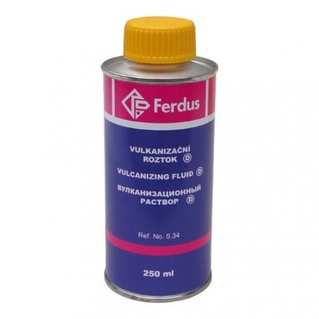 Special vulcanizing fluid, with brush