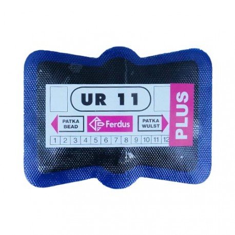 High strength radial tyre patch, 55X75mm