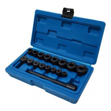 Clutch alignment tool set, 16 cone adapters