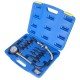 Diesel compression tester kit, with injector, glow plug adapters