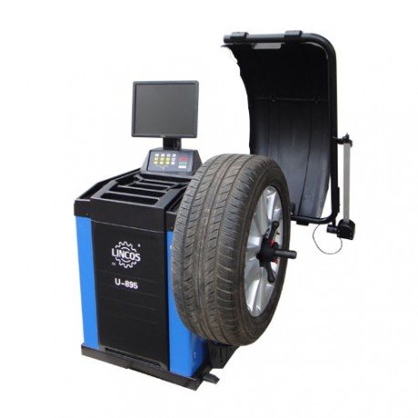 Automatic wheel balancer , LCD display