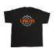 Lincos round neck T-shirt, black, L-size
