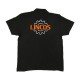 Lincos polo shirt, black, XXXL-size