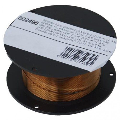 Wire electrode (CuAl8) diameter 0.8, weight 0.8kg