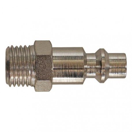 1/4" air coupler plug, external thread
