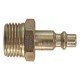 1/2" air coupler plug, external thread