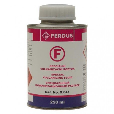 Vulcanizing fluid with brush