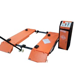 Portable scissor lift, 3.0t, 230V with electric release and mobile kit
