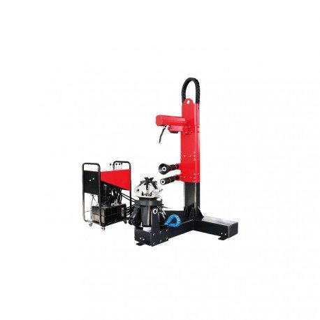 Truck tyre changer, tire service machine, tilting knuckle head, 19 "-26"