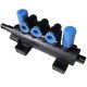 5-way valve, T-shaped