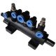 5-way valve, T-shaped