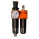 Water separator, oiler with pressure regulator 1/4", 12bar