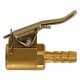 Tyre inflator nozzle for hose