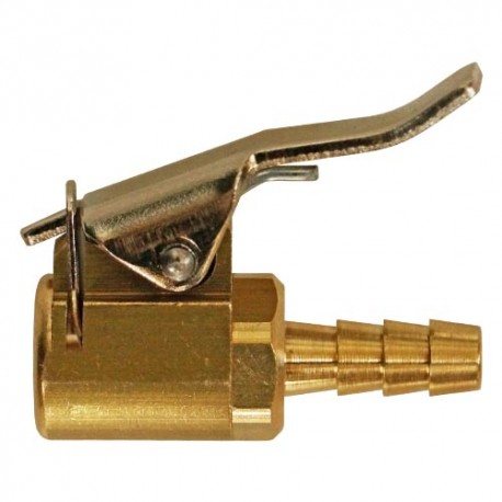Tyre inflator nozzle for hose