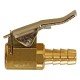 Tyre inflator nozzle for hose